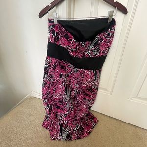 Strapless party dress